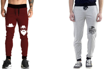 WellFitLook Printed Men Multicolor Track Pants