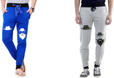 WellFitLook Printed Men Multicolor Track Pants
