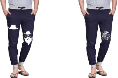 WellFitLook Printed Men Multicolor Track Pants