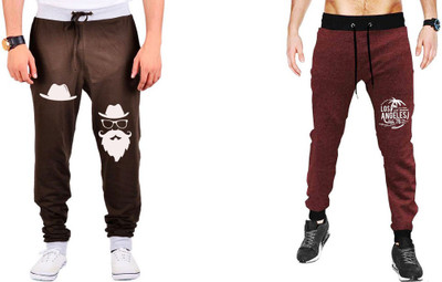 WellFitLook Printed Men Multicolor Track Pants