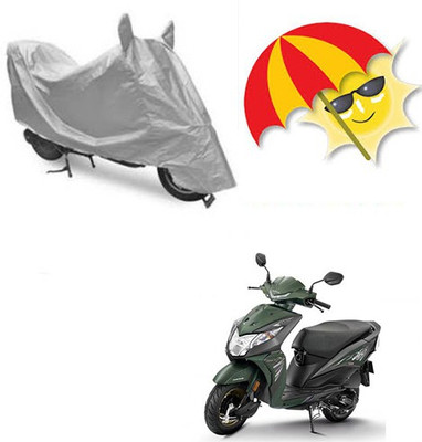 SANJU Waterproof Two Wheeler Cover for Honda(Deo, Silver)