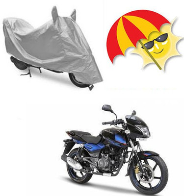 SANJU Waterproof Two Wheeler Cover for Bajaj(Pulsar 150 DTS-i, Silver)