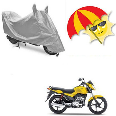 SANJU Waterproof Two Wheeler Cover for Mahindra(Stallio, Silver)