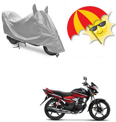 SANJU Waterproof Two Wheeler Cover for Honda(CB, Silver)