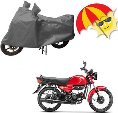 RPSENTTERPR Waterproof Two Wheeler Cover for Hero(CD deluxe, Grey)