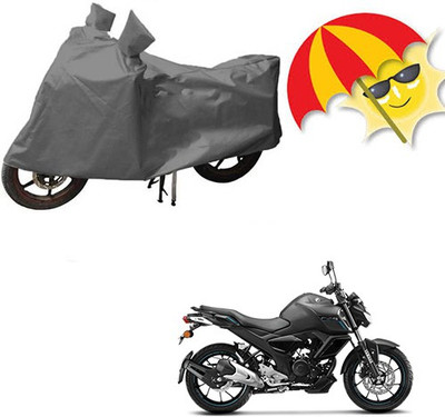 RPSENTTERPR Waterproof Two Wheeler Cover for Yamaha(Gladiator, Grey)