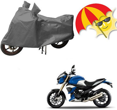 RPSENTTERPR Waterproof Two Wheeler Cover for Mahindra(MOJO XT 300, Grey)