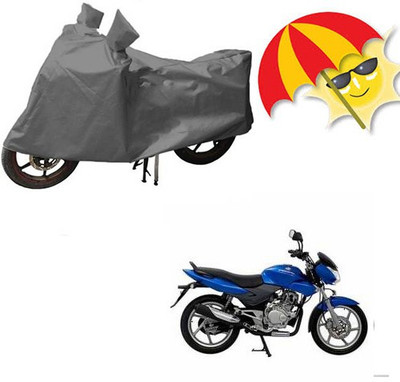 saanvi Waterproof Two Wheeler Cover for Bajaj(DTS-i, Grey)