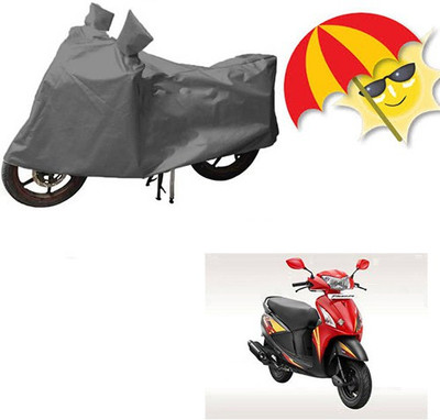 saanvi Waterproof Two Wheeler Cover for Hero(Splendor NXG, Grey)