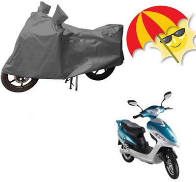 saanvi Waterproof Two Wheeler Cover for DSK Benelli(TNT 25, Grey)