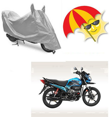 SANJU Waterproof Two Wheeler Cover for Honda(Passion Pro TR, Silver)