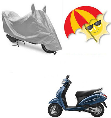 SANJU Waterproof Two Wheeler Cover for Honda(Activa 3G, Silver)