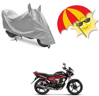 SANJU Waterproof Two Wheeler Cover for Honda(CB Shine, Silver)