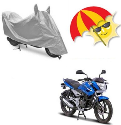 RPSENTTERPR Waterproof Two Wheeler Cover for Bajaj(XCD 125cc, Silver)