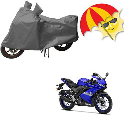 RPSENTTERPR Waterproof Two Wheeler Cover for Yamaha(Ray Z, Grey)