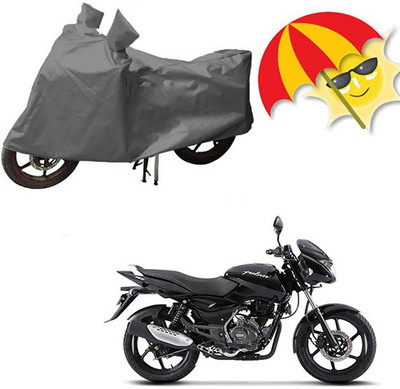 saanvi Waterproof Two Wheeler Cover for Bajaj(Pulsar 180 DTS-i, Grey)