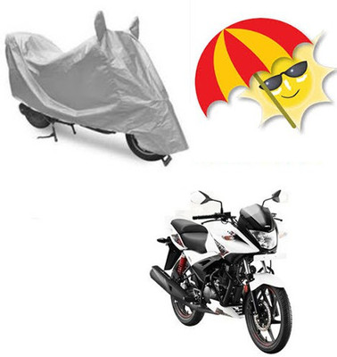 RPSENTTERPR Waterproof Two Wheeler Cover for Hero(Ignitor, Silver)