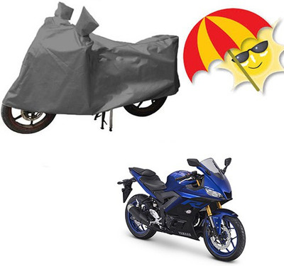 saanvi Waterproof Two Wheeler Cover for Yamaha(YZF R25, Grey)
