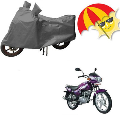 saanvi Waterproof Two Wheeler Cover for TVS(Phoenix 125, Grey)