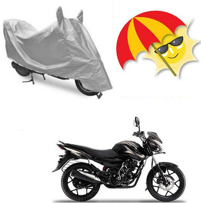 SANJU Waterproof Two Wheeler Cover for Bajaj(Discover 150 s, Silver)