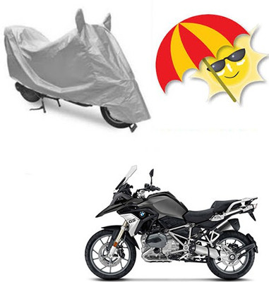 saanvi Waterproof Two Wheeler Cover for BMW(1200 GS, Silver)