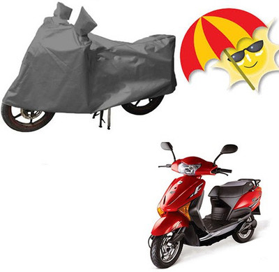 saanvi Waterproof Two Wheeler Cover for DSK Benelli(TNT 25, Grey)