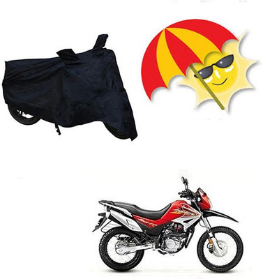 SANJU Waterproof Two Wheeler Cover for Hero(Impulse, Black)