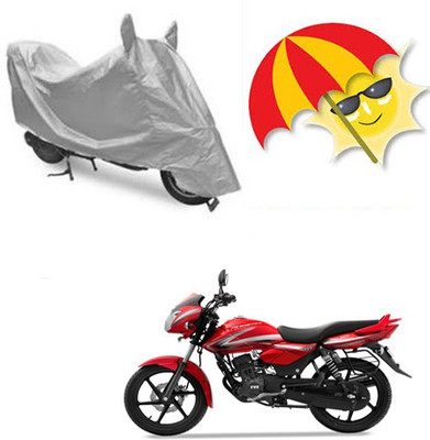 SANJU Waterproof Two Wheeler Cover for TVS(Phoenix, Silver)