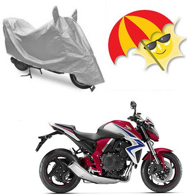 SANJU Waterproof Two Wheeler Cover for Honda(CB 1000R, Silver)