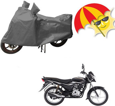 saanvi Waterproof Two Wheeler Cover for Royal Enfield(Battle Green, Grey)