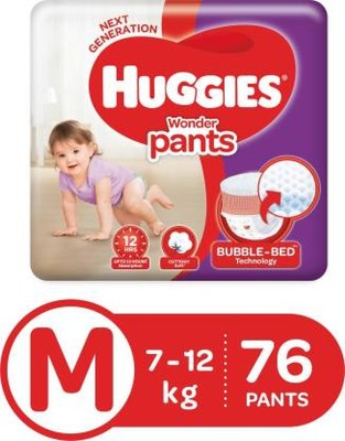 Huggies Wonder Pants diapers - M (76 Pieces) - M