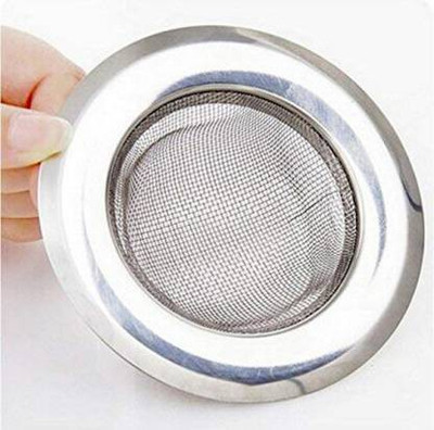 STARRY Stainless Steel Strainer Kitchen Drain, Basin Basket Filter Stopper for Sink Jali, Mesh for Drainer Net Baske Strainer(Steel Pack of 1)