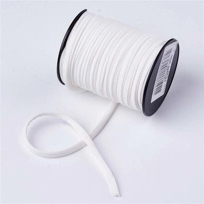 Bobbiny Elastic Thread and Cord White Elastic(100 m)