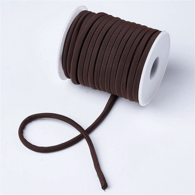 KnottyThread Elastic Thread and Cord Brown Elastic(50 m)