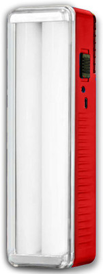 iDOLESHOP Twin Tube High Quality High-Bright Rechargeable LED Emergency Light 7 hrs Lantern Emergency Light(Red)