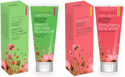 20% OFF on Aroma Magic Neem And Tea Tree & Strawberry Pack of 2 Face Wash(200 ml) 20% OFF on Aroma Magic Neem And Tea Tree & Strawberry Pack of 2 Face Wash(200 ml)