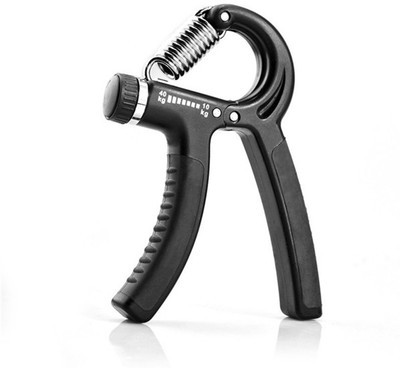 LALA LIFE 10-40 Kg Adjustable Hand Gripper Exerciser Wrist Forearm Strength Training Hand Grip/Fitness Grip(Black)