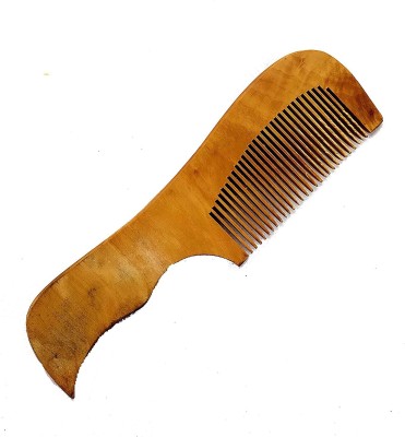 S Mark Organic Neem Wood Comb with Handle, Pack Of 1