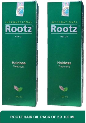 Rootz Hair Oil - hair thickening oil(pack of 2) Hair Oil(200 ml)