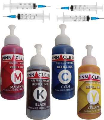 PINNACLE Refill Compatible Ink For Inks Compatible For Hp 2623 Black + Tri Color Combo Pack Ink Bottle