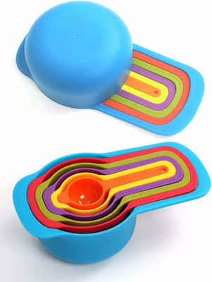 Add2mob Multi Color Measuring Cup Combo Of 2 Measuring Cup Set(250 ml, 125 ml, 85 ml, 60 ml, 15 ml, 7.5 ml)