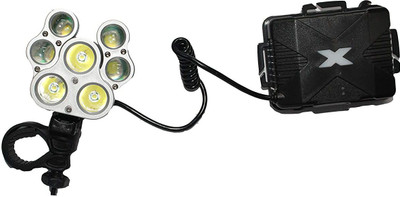 LISTA Super Bright 2000 Lumen Light with Free Headband Attachment LED Headlamp(Black)