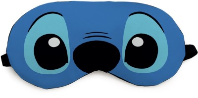 Crazy Corner Stitch Eyes Printed Eye Mask/Sleep Mask for Relaxing/Meditation/Sleep/Travel For Women/Men/Girls/Kids (7.4 * 4 Inches) | Comfortable & Soft Eye Cover/Eye Patch Eye Shade(Blue)