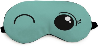 Crazy Corner Teal Wynk Printed Eye Mask/Sleep Mask for Relaxing/Meditation/Sleep/Travel For Women/Men/Girls/Kids (7.4 * 4 Inches) | Comfortable & Soft Eye Cover/Eye Patch Eye Shade(Blue)