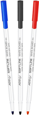 Add Gel Softline Marker Ink(Pack of 30, Ink Color - Black, Blue, Red)