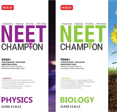 Combo Of NEET Champion Physics,Biology(Paperback, MTG Editiorial Board)