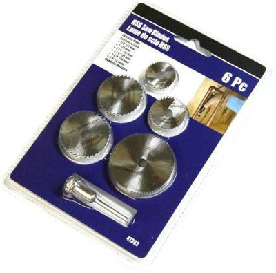 Gadariya King 6 pc Mini HSS Circular Saw Blade Rotary Tool For Dremel Metal Cutter Power Tool Wood Cutting Discs Drill Mandrel Cutoff Rotary Bit Set Rotary Bit Set(6 Bits)