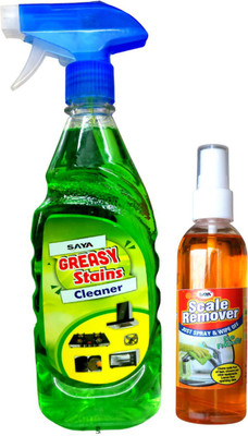 saya Combo of Greasy Cleaner 500ml + Scale Remover 100 ml Stain Remover