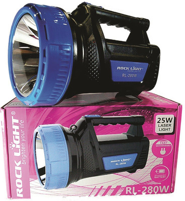 Rocklight RL-280W 25W LASER LIGHT Water Resistant Ultrabright Long Range Rechargeable Torch(Multicolor, 10 cm)