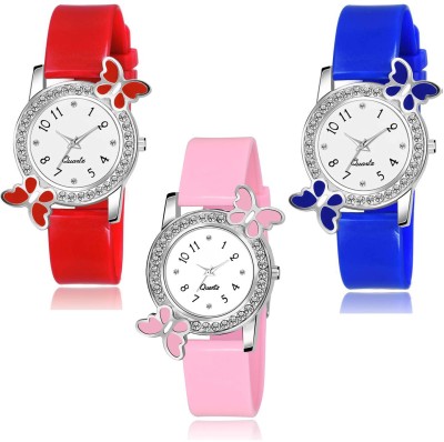 The Shopoholic Combo of 3 Watch For Women Analog Watch  - For Women